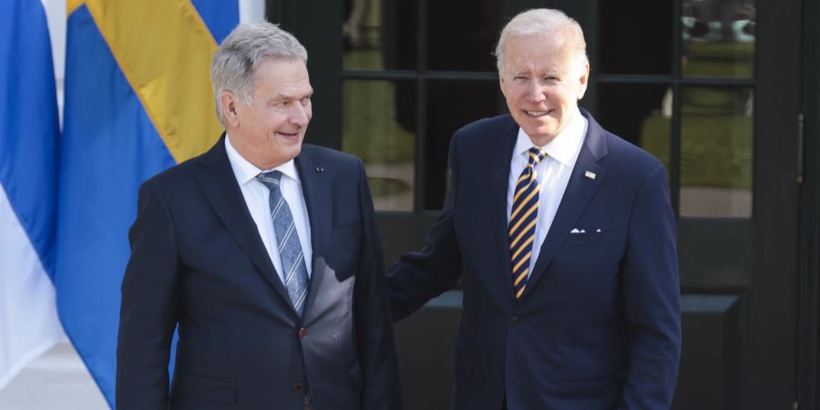 Finnish President Niinisto, Swedish PM Andersson visit White House