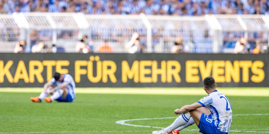 Hertha BSC muss in die Relegation.