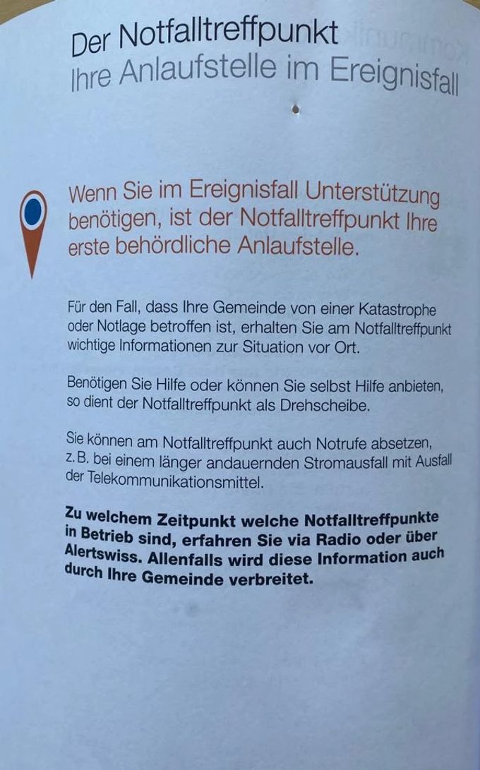 Notfall-Broschüre Kanton Bern