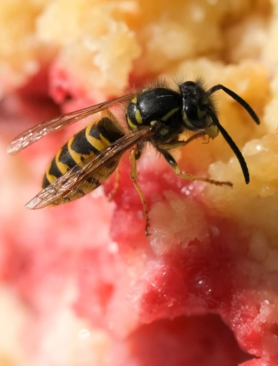 Wer die Wespen vertreiben will, kann sich eines einfachen Tricks bedienen: Die Insekten lassen sich Marcus Schmidt zufolge gut mit Wasser vertreiben.