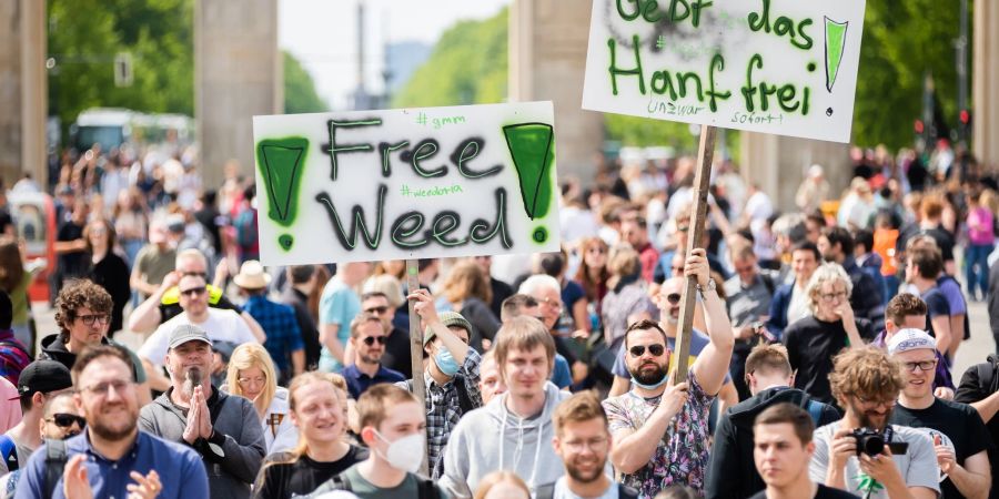 Demonstration Berlin Cannabis