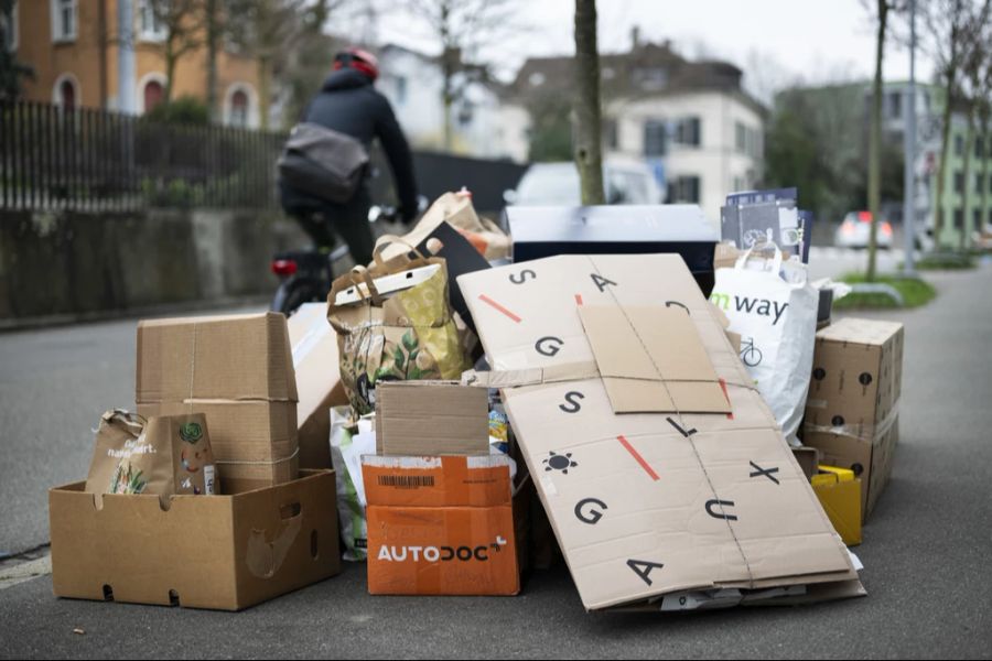 Den Schweizern scheint die Abfallentsorgung hierzulande zu mühsam zu sein. (Symbolbild)