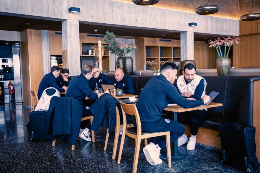 Der FCZ auf der Schwägalp.