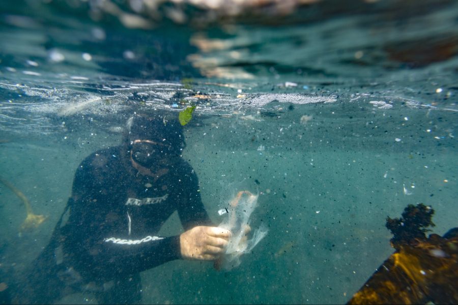 Durch die Abfall-Anlagen gelange sehr viel Mikroplastik ins Meer.