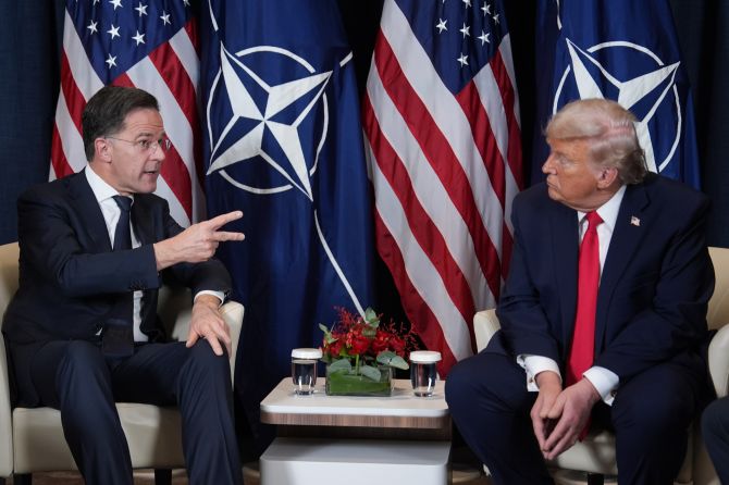 Donald Trump Rutte Nato