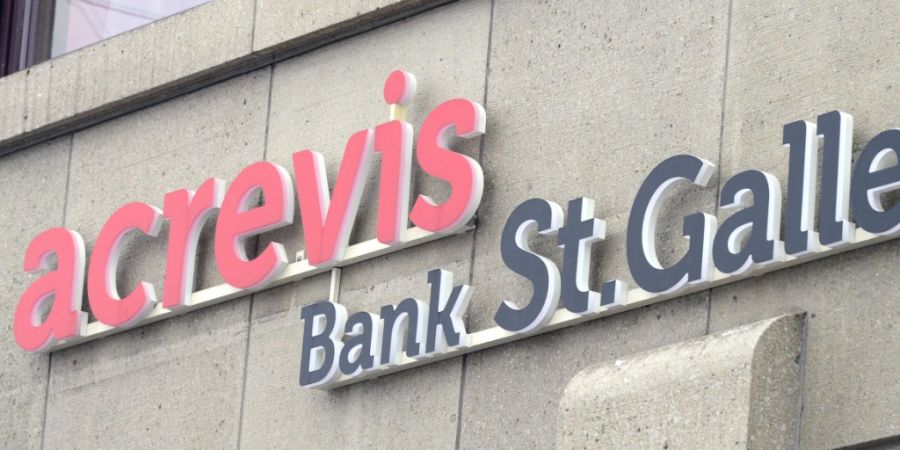 Die Acrevis Bank mit Hauptsitz in St. Gallen fusioniert mit der Regiobank Männedorf. (Archivbild)