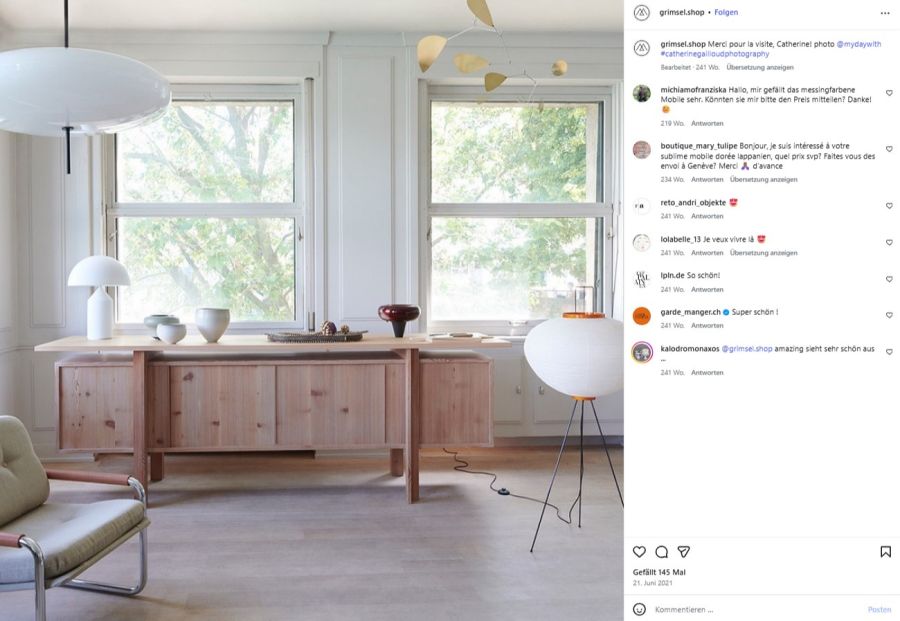 Grimsel Möbelgeschäft Basel