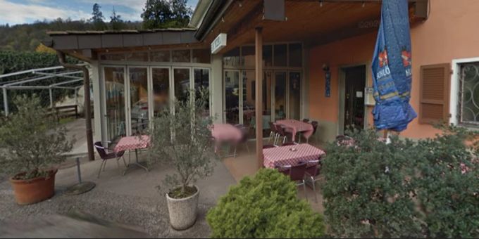 Vor der Pizzeria Resega in Lugano soll es am Samstag zur Schlägerei zwischen Lugano- und Parma-Fans gekommen sein. FC Lugano