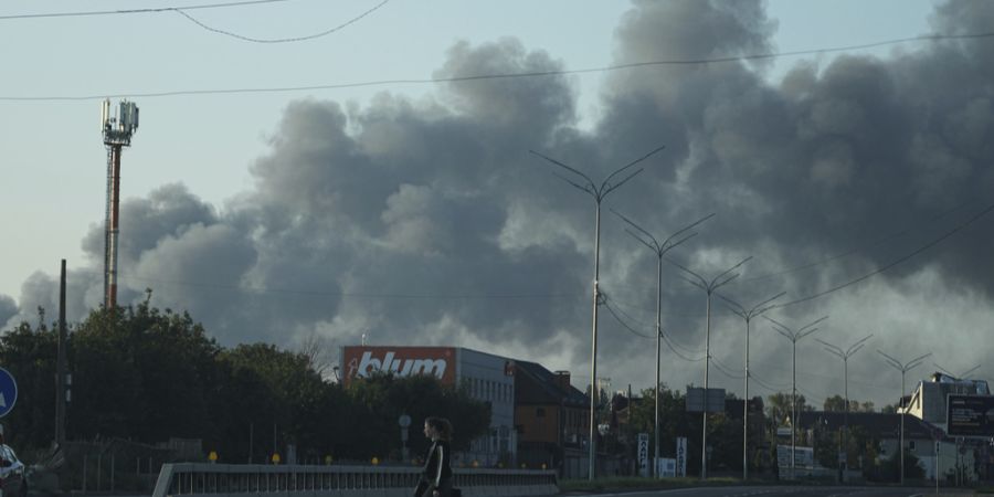 russischen Angriff in Kiew