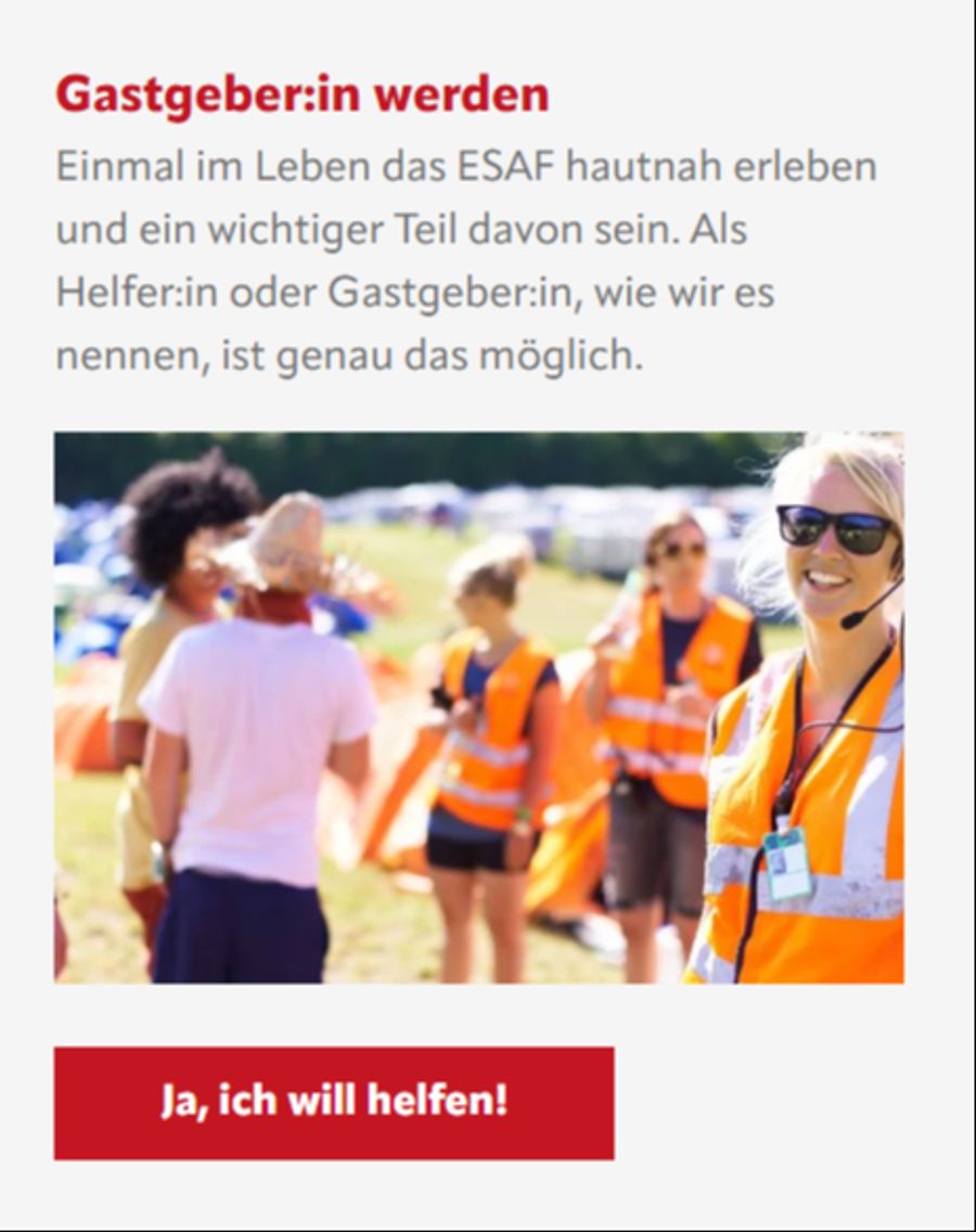 Ebenso kann man am ESAF 2025 Gastgeber:in werden.