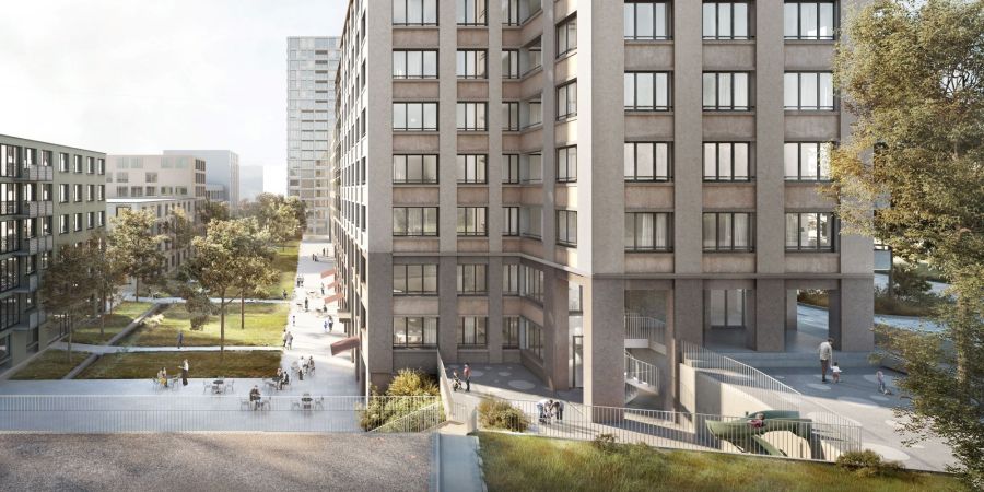 Blick in den Holligerhof.