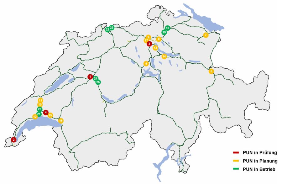 PUN Pannenstreifenumnutzung Projekte