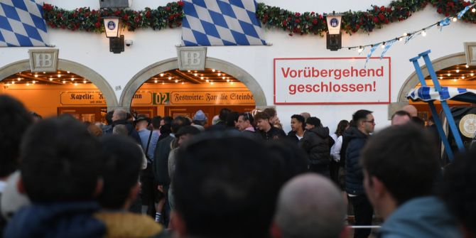 Massenandrang auf dem Oktoberfest