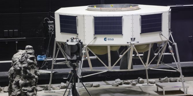 Nachbau des Mondlanders für das Argonaut-Projekt