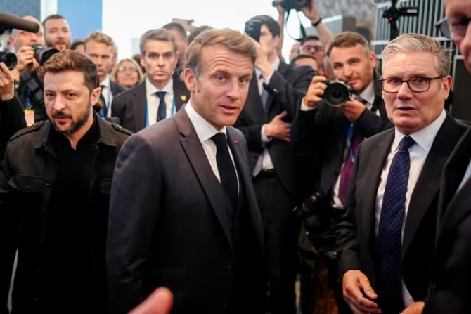 Selenskyj Macron Starmer