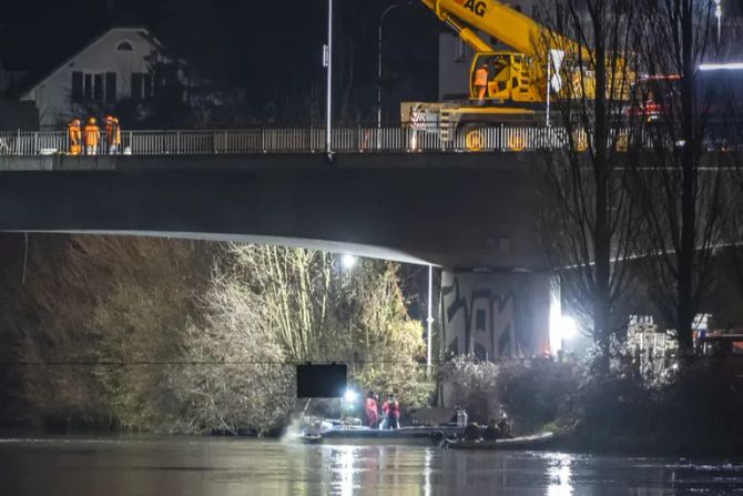 Bergungsarbeiten Winznau