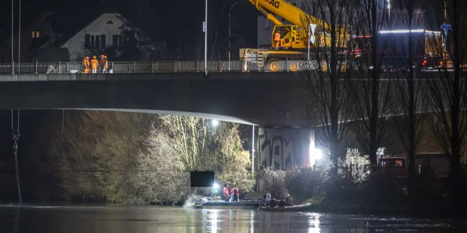 Bergungsarbeiten Winznau