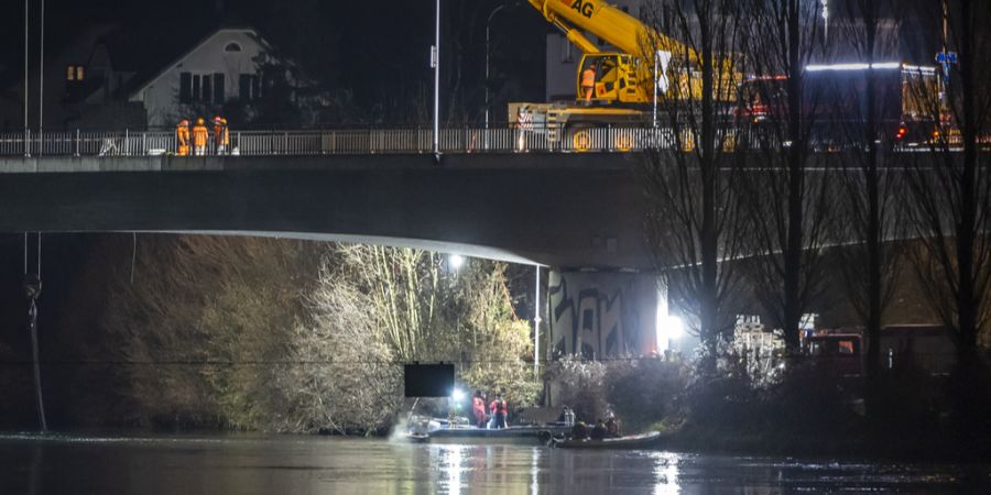 Bergungsarbeiten Winznau