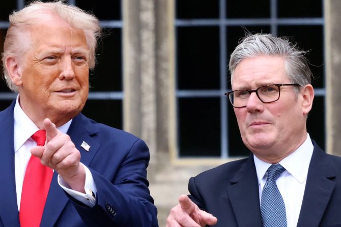 US President meets UK Prime Minister Starmer during State visit