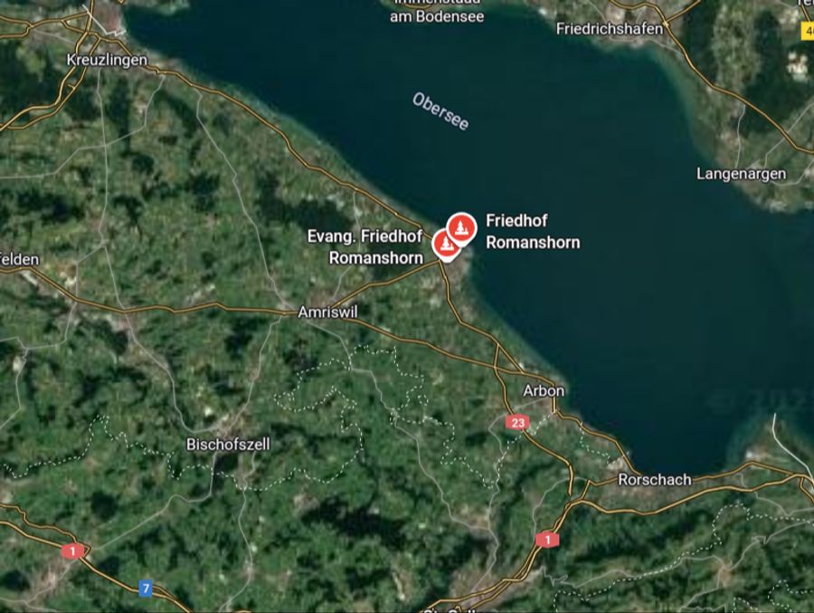 Romanshorn liegt am Bodensee.