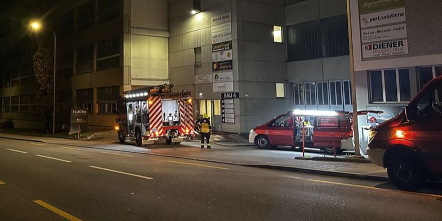 Brand in Gewerbegebäude