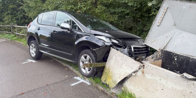 Unfall St. Gallen