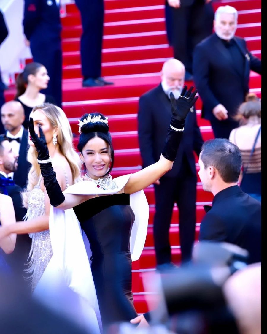 Die Schauspielerin Massiel Taveras am Cannes Film Festival.