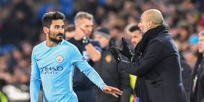 Wieder vereint: Ilkay Gündogan (l) und Pep Guardiola. Ilkay Gündogan