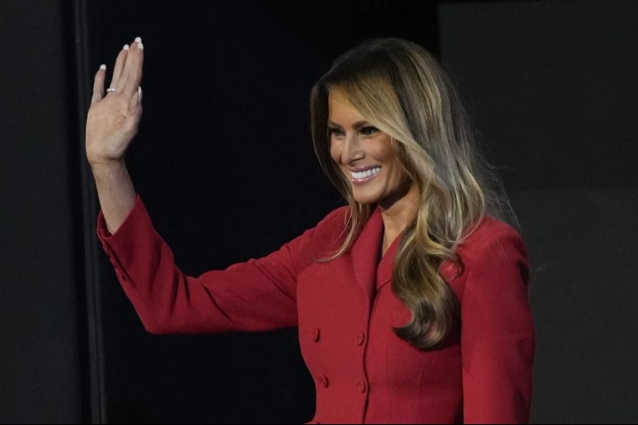 Melania Trump hat gut lachen: Das Ex-Model sahnt mit nur einer Rede eine sechsstellige Summe ab.