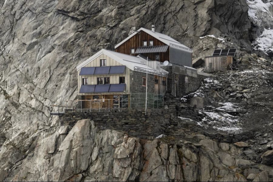 Die Hollandiahütte im Kanton Wallis ist bereits ausgebucht.