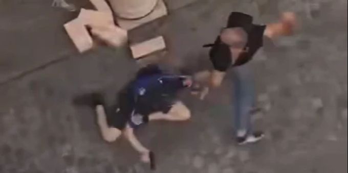 Ein Video zeigt die spektakuläre Festnahme. Vidoe
