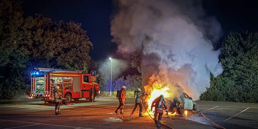 Brand in Reinach
