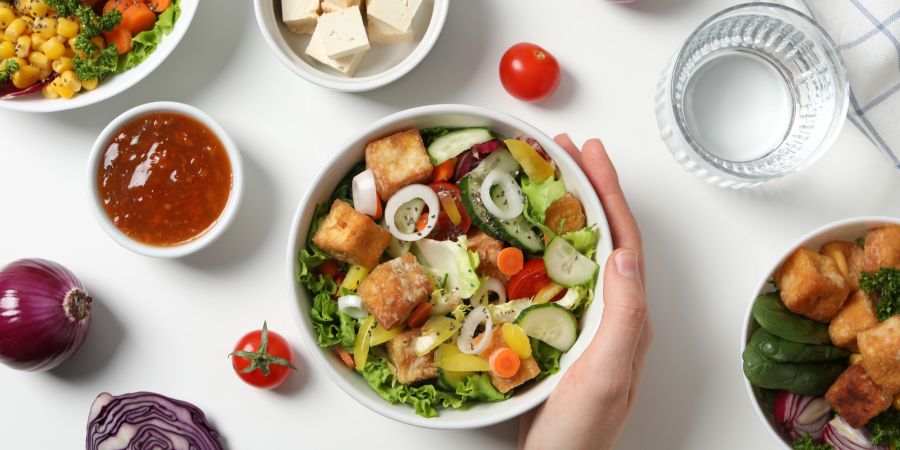 Tofu-Salat