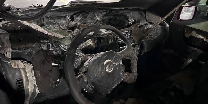 Autobrand in Seewen