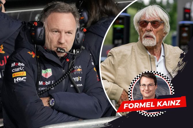 Ecclestone Horner Red Bull
