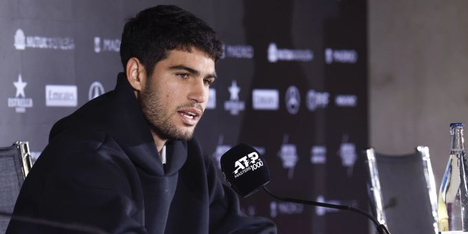 Carlos Alcaraz muss seinen Start an den Madrid Open absagen. Carlos Alcaraz Madrid Open