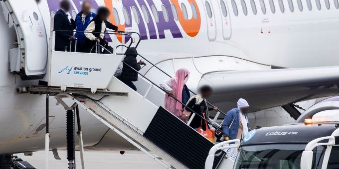 Im April wurden über das Resettlement-Programm Flüchtlinge aus Kairo per Flugzeug nach Hannover gebracht. (Archivbild) Resettlement-Programm