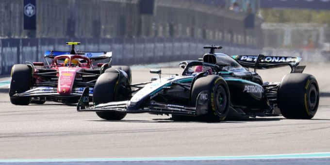 Kimi Antonelli fährt im Sprint-Qualifying in Miami die schnellste Runde. antonelli