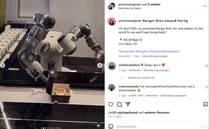 Burger vom Roboter gefertigt – ABB macht's möglich, burger abb