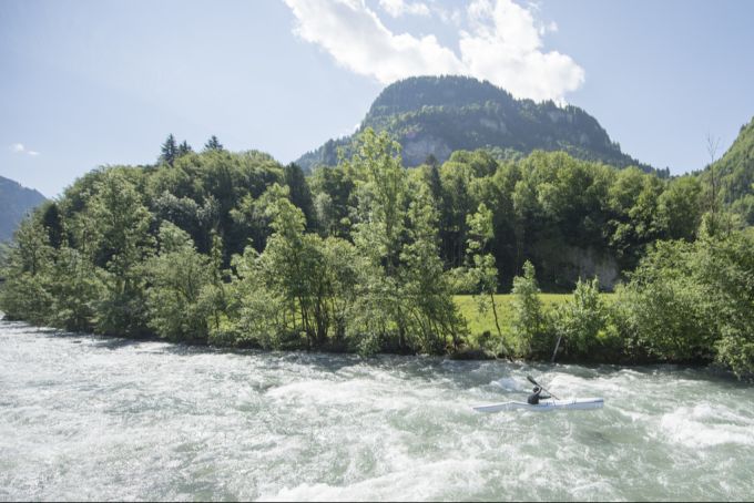 Die Muota im Kanton Schwyz darf nicht unterschätzt werden – und das nicht nur wegen der tiefen Wassertemperaturen. (Archivbild) Muota
