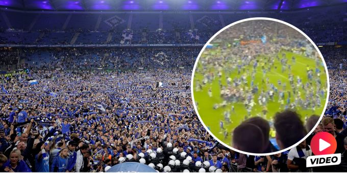 Platzsturm im Video - Mehrere Schwerverletzte bei HSV-Aufstiegsfeier Platzsturm im Video - Mehrere Schwerverletzte bei HSV-Aufstiegsfeier
