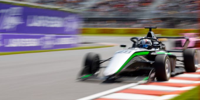 Doriane Pin (Mercedes) beim Rennwochenende der F1 Academy in Montreal. Doriane Pin F1 Academy
