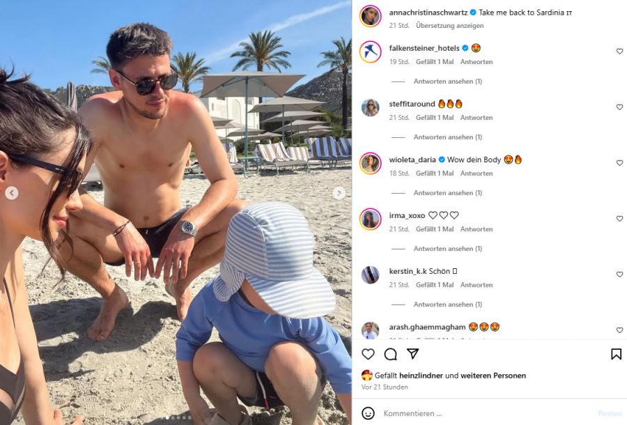 Erst verbrachte die Familie Lindner ein paar schöne Tage in Sardinien.