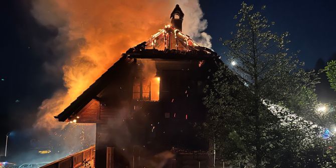Brand in Langnau