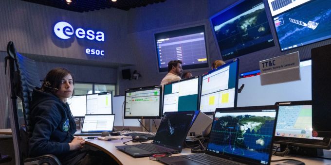 Das Satelliten-Kontrollzentrum der ESA in Darmstadt soll modernisiert werden. Das Satelliten-Kontrollzentrum der ESA in Darmstadt soll modernisiert werden.