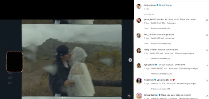 Hailey Bieber ist schwanger. Hailey Bieber