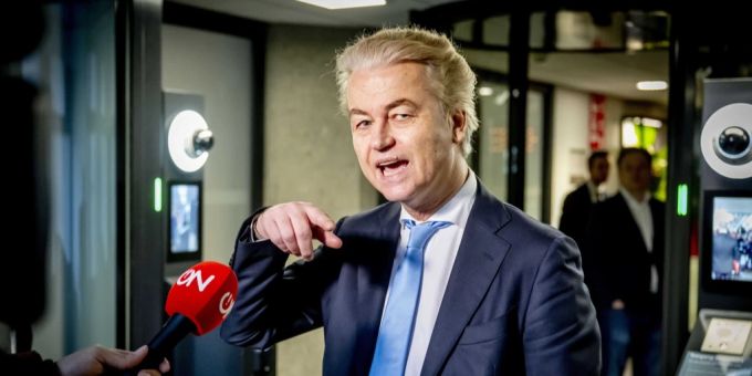 Der Rechtspopulist Geert Wilders ging bei den niederländischen Parlamentswahlen im November 2023 mit seiner Anti-Islam-Partei als Sieger hervor. geert wilders