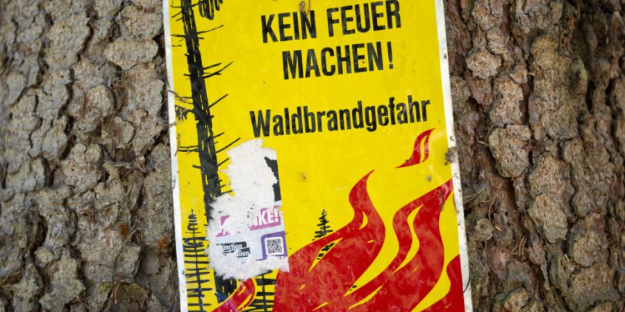 Die Waldbrandgefahr in Ausserrhoden entspannt sich. (Symbolbild)