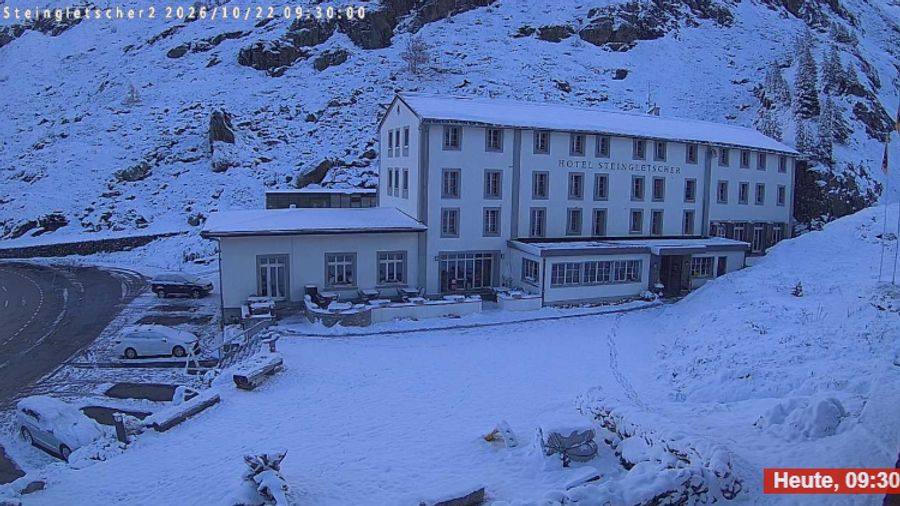 Auch der Sustenpass ist dicht.