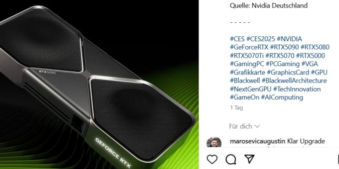 Im Februar kommt die RTX 5070 auf den Markt. rtx 5070